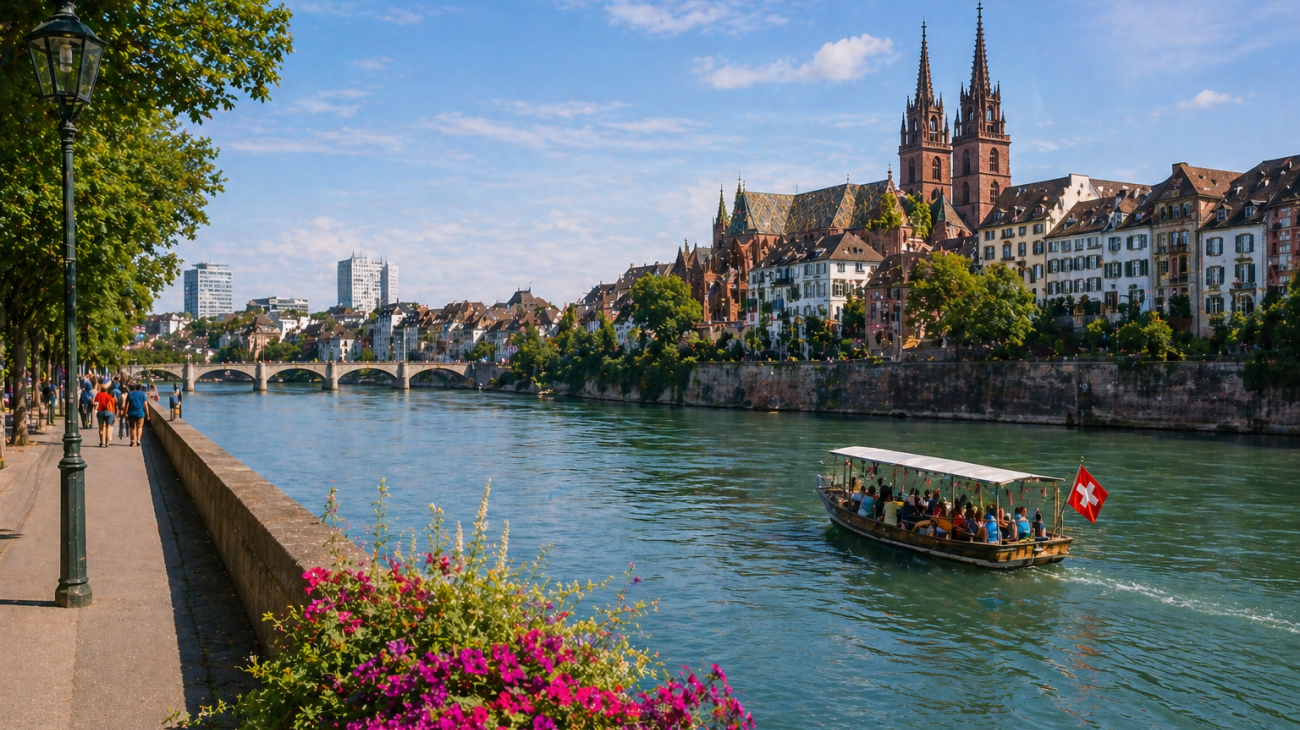 Kulturmetropole Basel am Rhein erleben