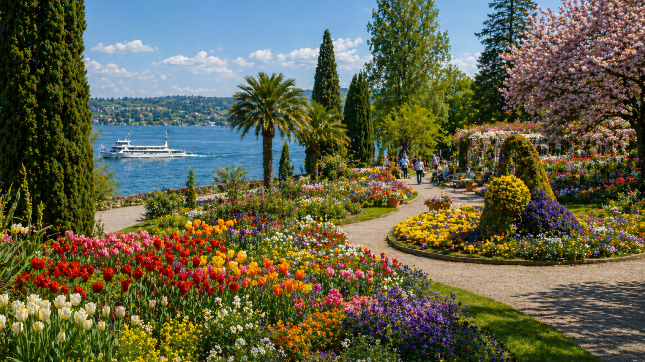 Blumenparadies Insel Mainau am Bodensee