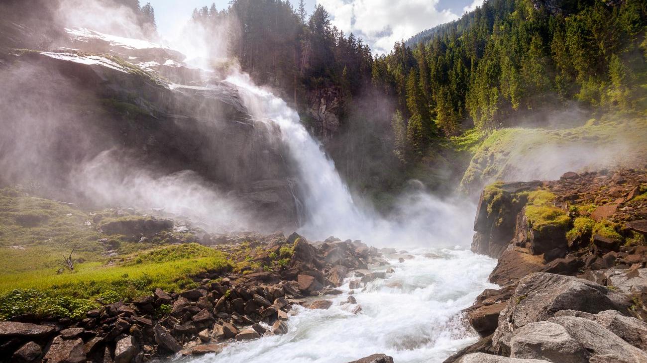 Gruppenreisen zu den Krimmler Wasserfällen im Nationalpark Hohe Tauern