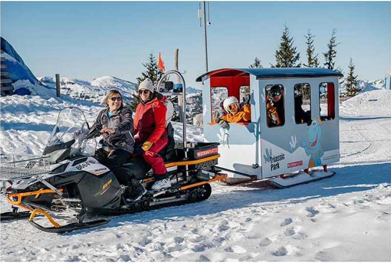 Skigebiet Steinplatte-Winklmoosalm Triassic Park