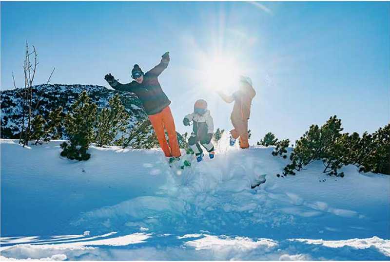 Skigebiet Steinplatte-Winklmoosalm Triassic Park