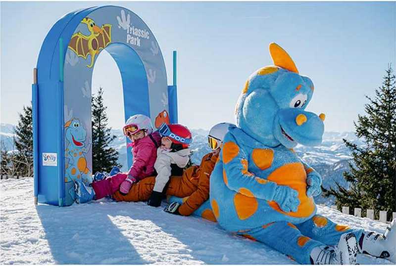 Skigebiet Steinplatte-Winklmoosalm Triassic Park