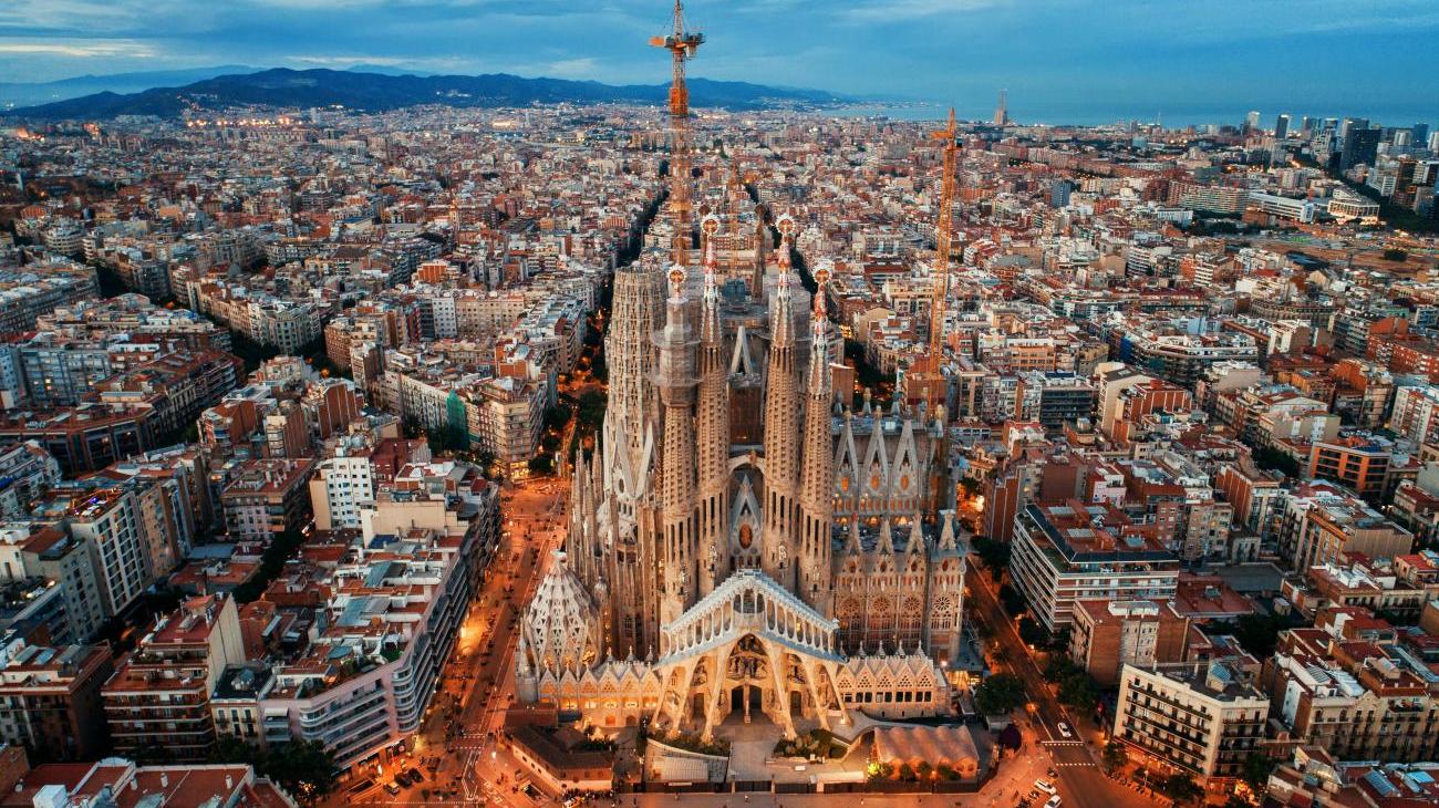 Gruppenreisen nach Spanien - Sagrada Familia als Wahrzeichen Barcelonas