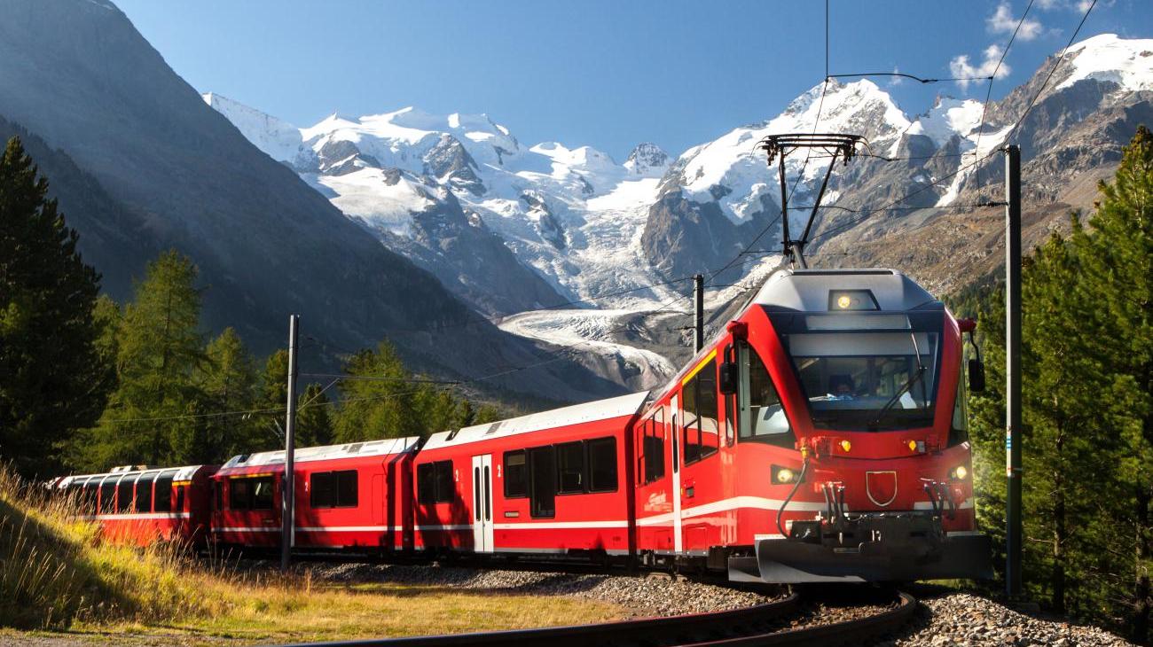 Panorama-Zug Glacier Express 